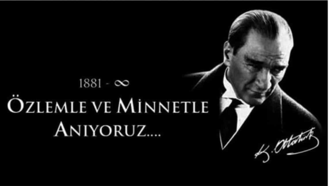 10 Kasım Atatürk'ü Anma Programımız